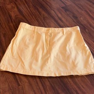 Juicy Couture pleated skirt yellow